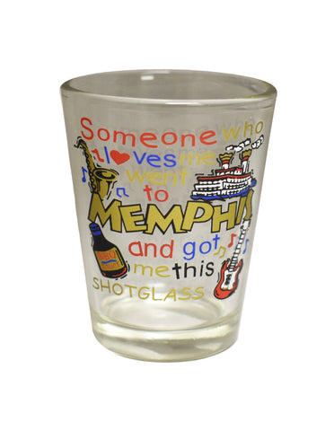 Memphis Shot Glass Someone Who Loves....