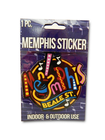 Memphis Sticker Round Neon