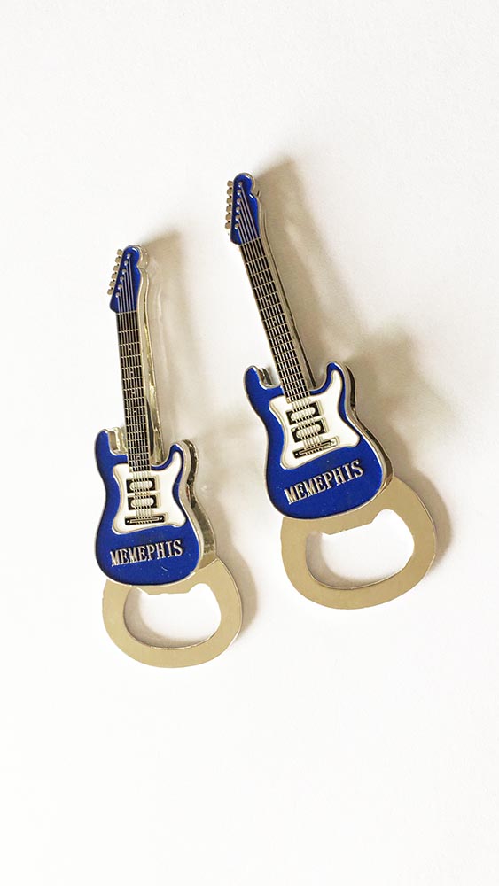Memphis Bottle Opener/Magnet  Guitar Clip