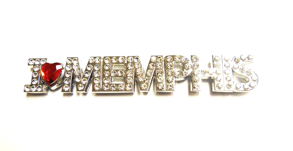Memphis Magnet Rhinestones I Love