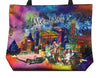 Memphis Tote Bag "Collage Skyline"