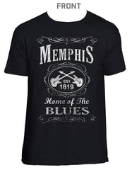 Memphis T-Shirt Blk & Wht Est.