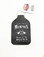 Memphis Key Chain w/Multiuse Pouch - Blk & Wht Est.