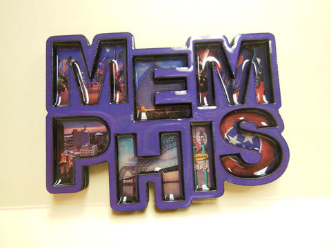 Memphis Magnet - Laser Letters