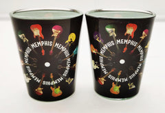 Memphis Shot Glass - Guitars Circle