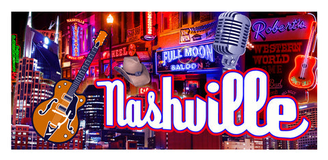 Nashville Magnet 3D Laser City