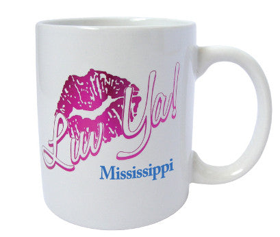 Mississippi Mug Luv Ya Lips