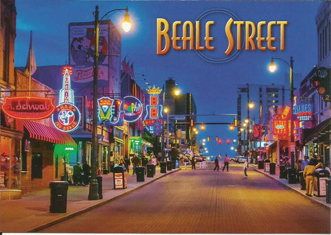 Memphis Postcards Beale Street