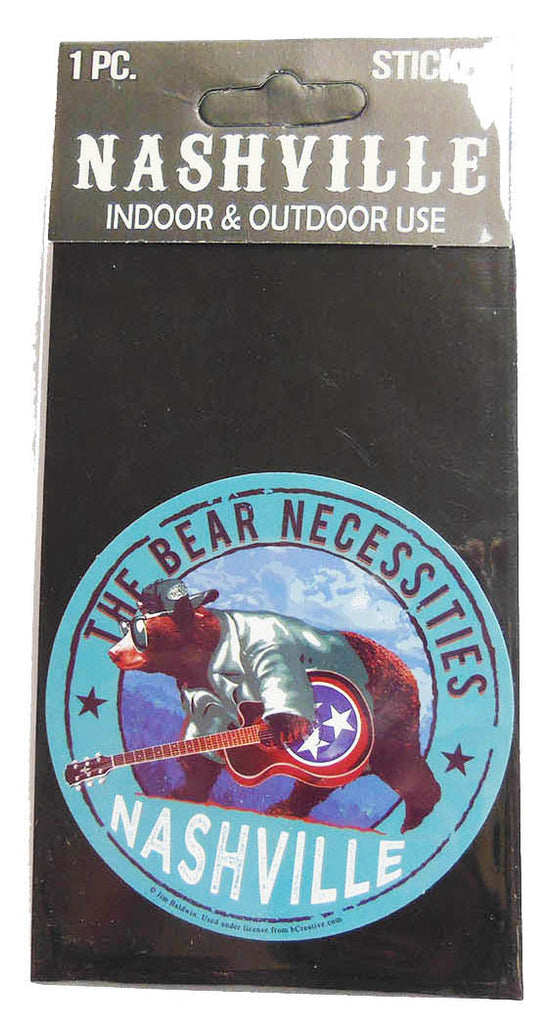 Nashville Sticker Bear Necessities