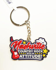 Nashville Key Chain - Country Attitude