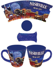 Nashville Mug Night Skyline Latte
