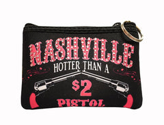 Nashville Keychain/Coin Purse - Pistol
