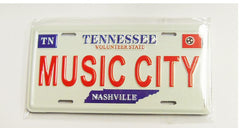 Nashville Magnet - License Plate Music City