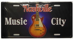Nashville License Plate - Guitar