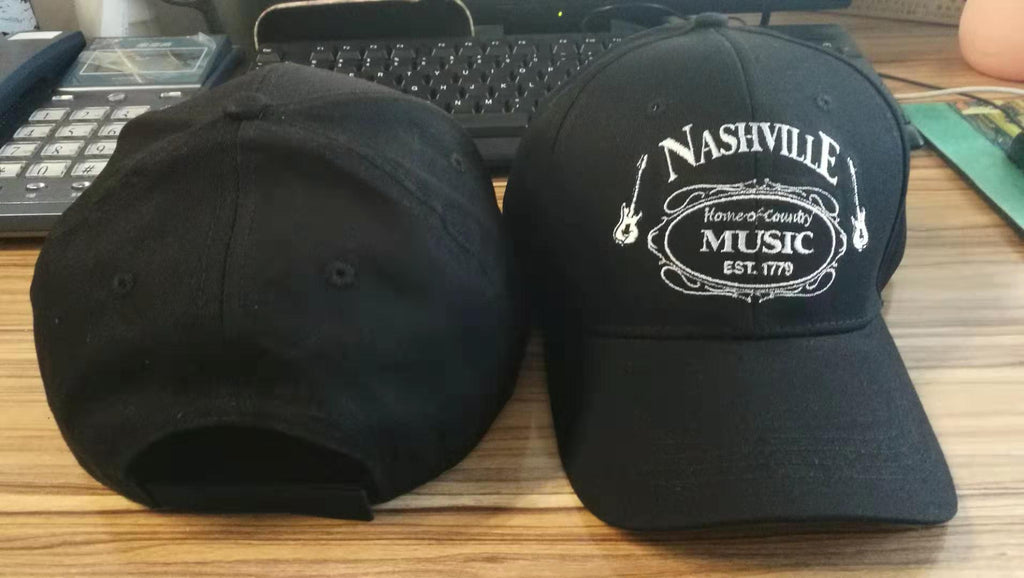 Nashville Cap Blk&Wte Cloth