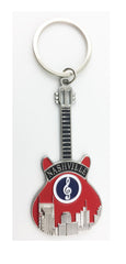 Nashville Key Chain Guitar Skyline