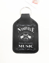 Nashville Key Chain w/Multiuse Pouch - Blk & Wht