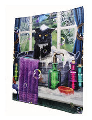 Lisa Parker Art Throw Blanket - Bath Time