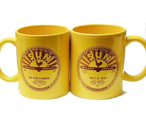Sun Record Mug Elvis That's All Right/Blue Moon Of... Two Sided