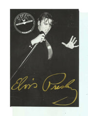Sun Record Postcards Elvis Gold Sign