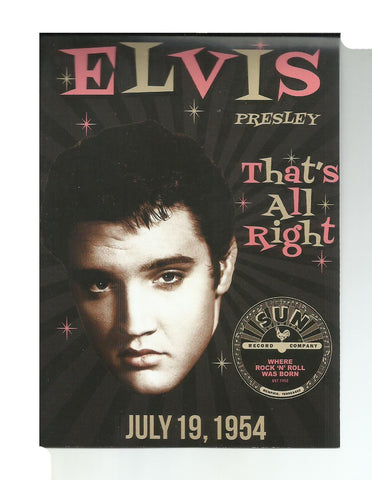 Sun Record Postcards Elvis All Right