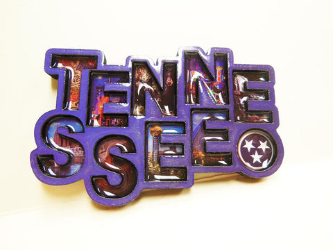 Tennessee Magnet - Laser Letters