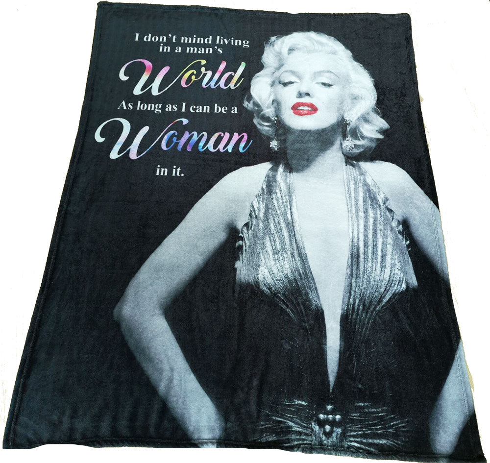 Marilyn Throw Blanket Woman World