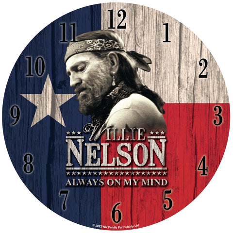 Willie Nelson Clock - Always On My Mind