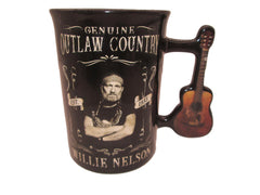 Willie Nelson Mug - Guitar Handle
