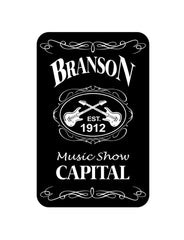 Branson Playing Cards Blk & Wht Est.