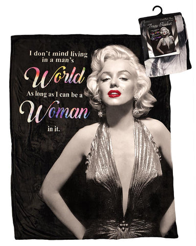 Marilyn Throw Blanket Woman World