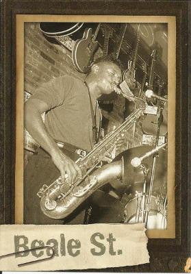 Memphis Postcard Beale -Sax