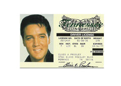 Elvis Drivers License