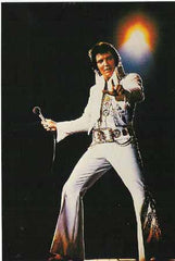 Elvis Postcard White Jumpsuit