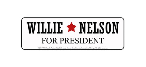 Willie Nelson Magnet Willie For President