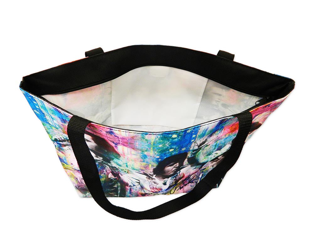 Elvis Tote Bag - Colorful Collage