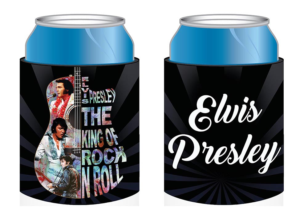 Elvis Huggie/Koozie - Guitar Colorful
