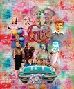 Lucy Throw Blanket - Color Collage