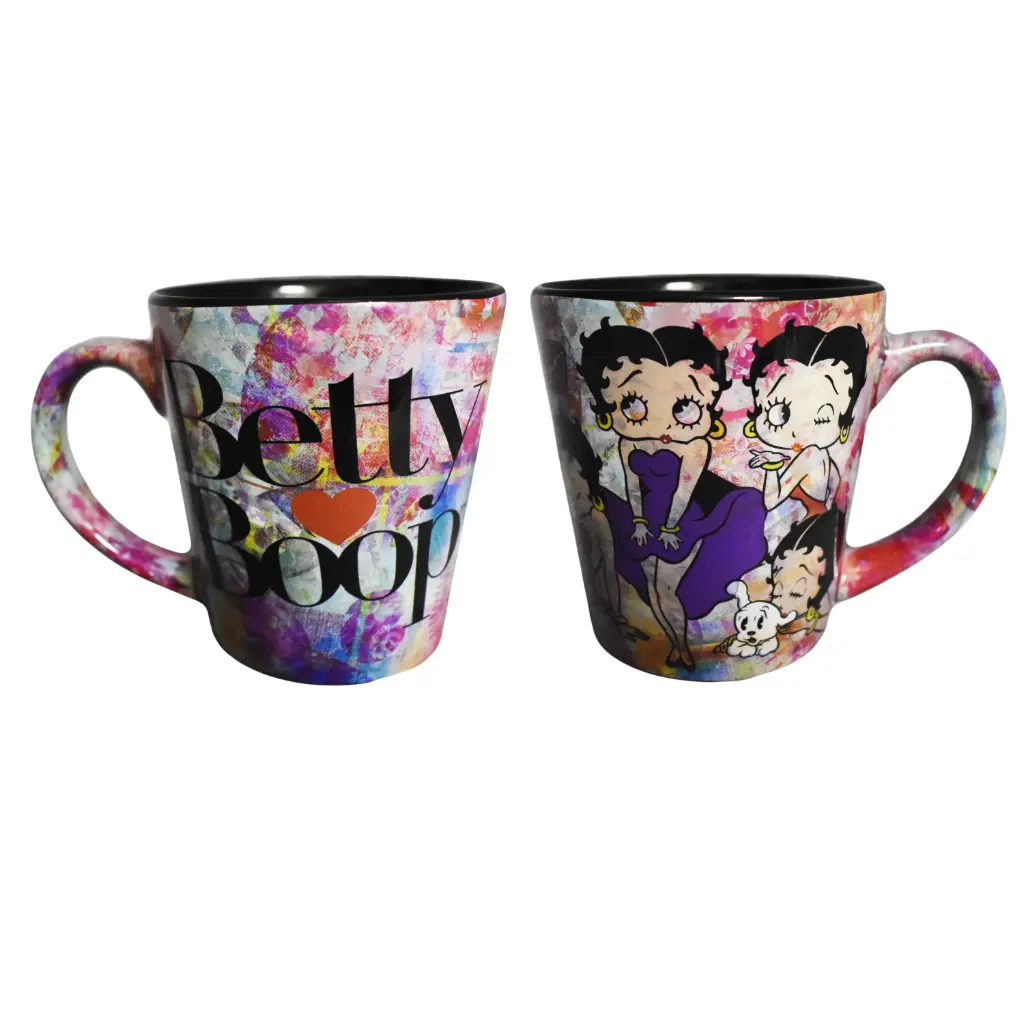Betty Boop Mug - Colorful Collage