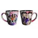 Betty Boop Mug - Colorful Collage