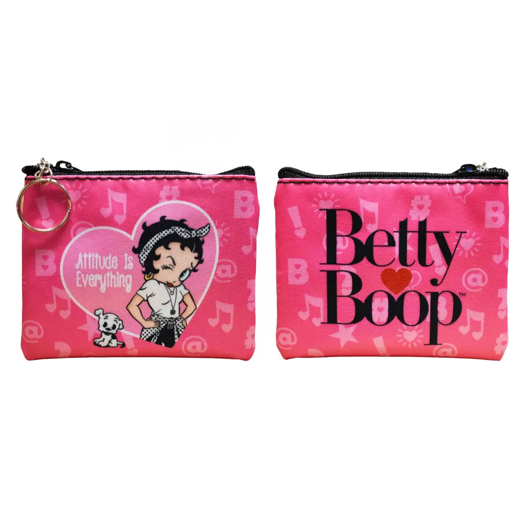 [BB5947] Betty Boop Keychain/Coin Purse - Attitude
