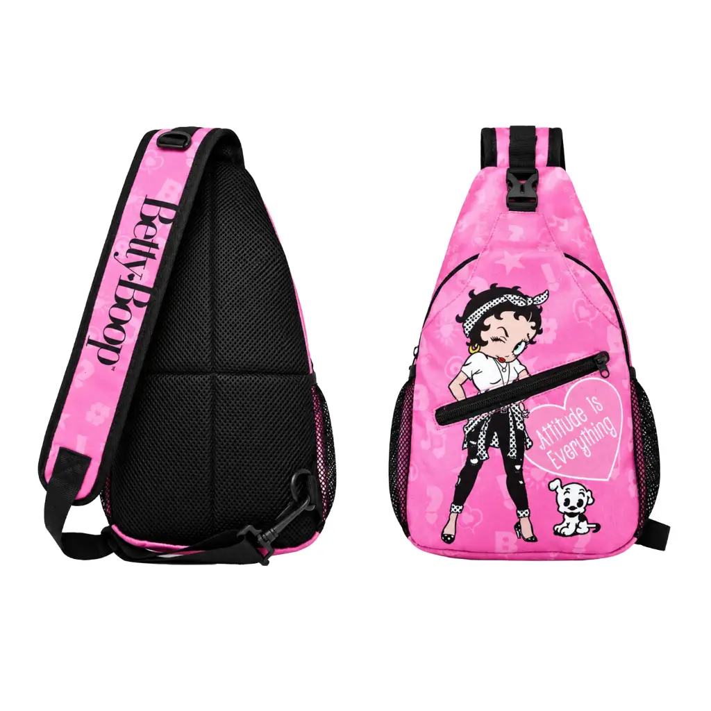 [BB6657] Betty Boop Sling Bag/Backpack - Attitude