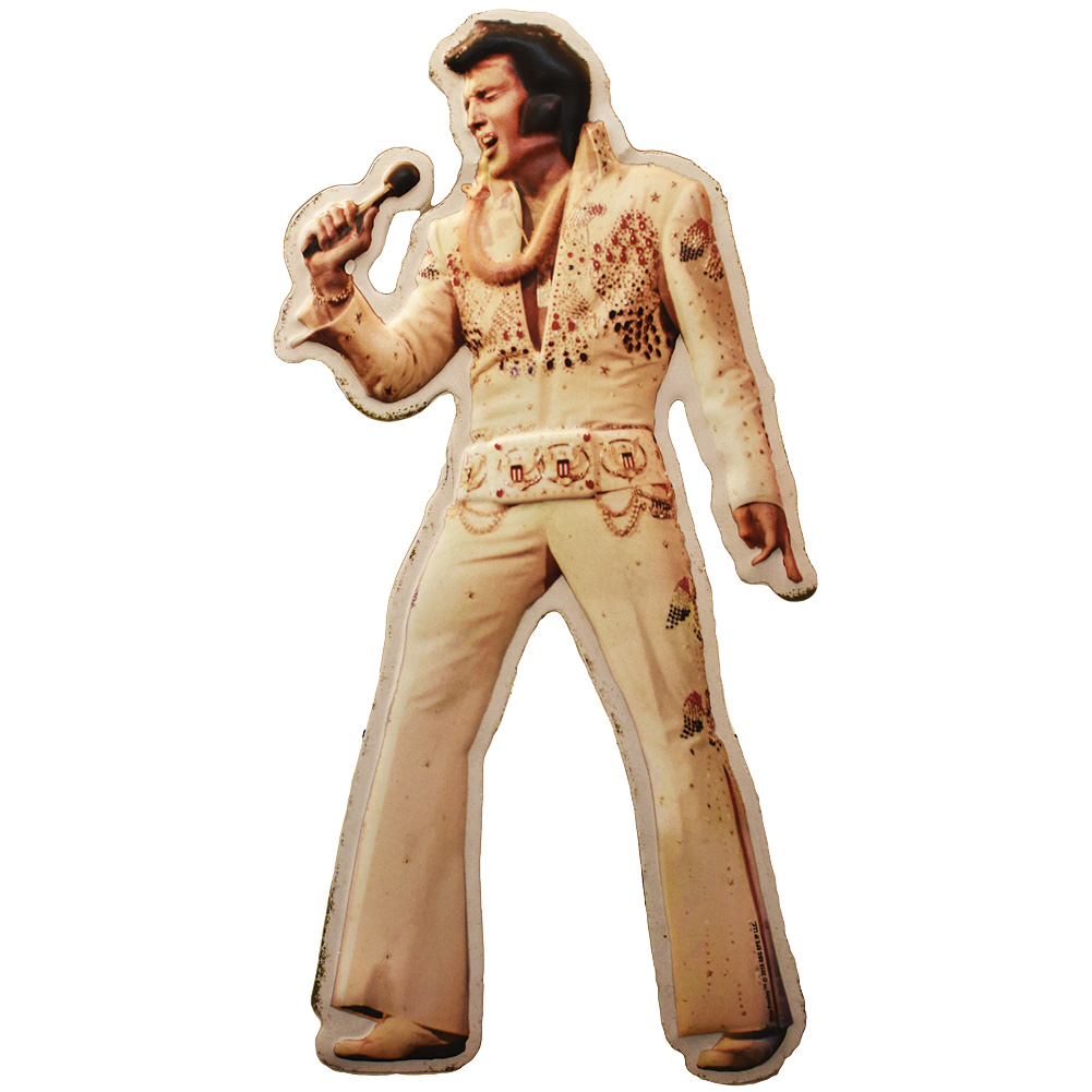 Elvis Sign White Jumpsuit Diecut