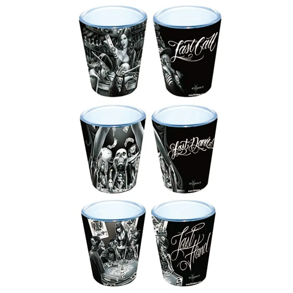 David Gonzales Art Shot Glass Set - Last Call