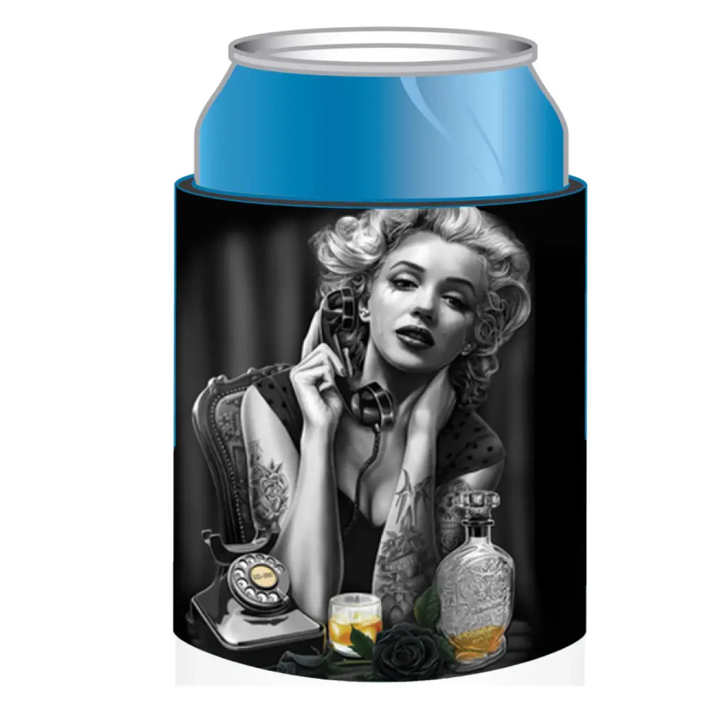 David Gonzales Art Huggie/Koozie - Heartbreaker Ft Marilyn Monroe