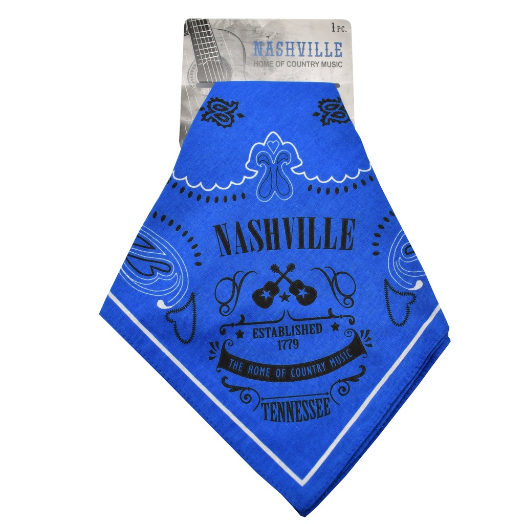 [N7074] Nashville Bandana - Blue