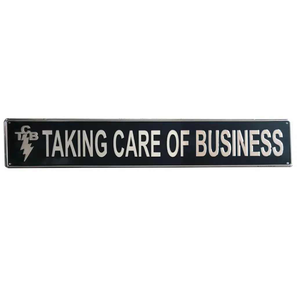 Elvis Street Sign - TCB