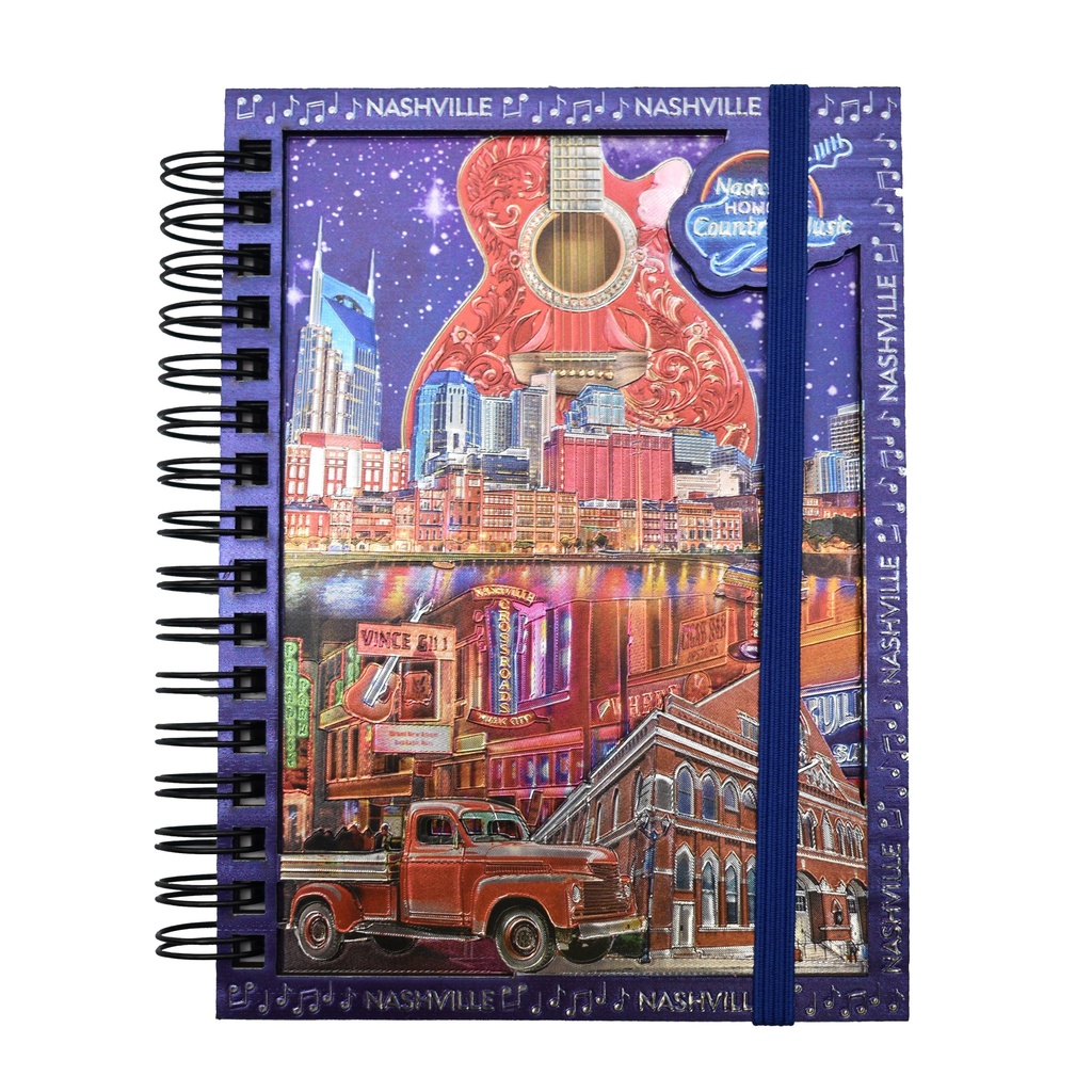 [N7102] Nashville Notebook - Collage Foil