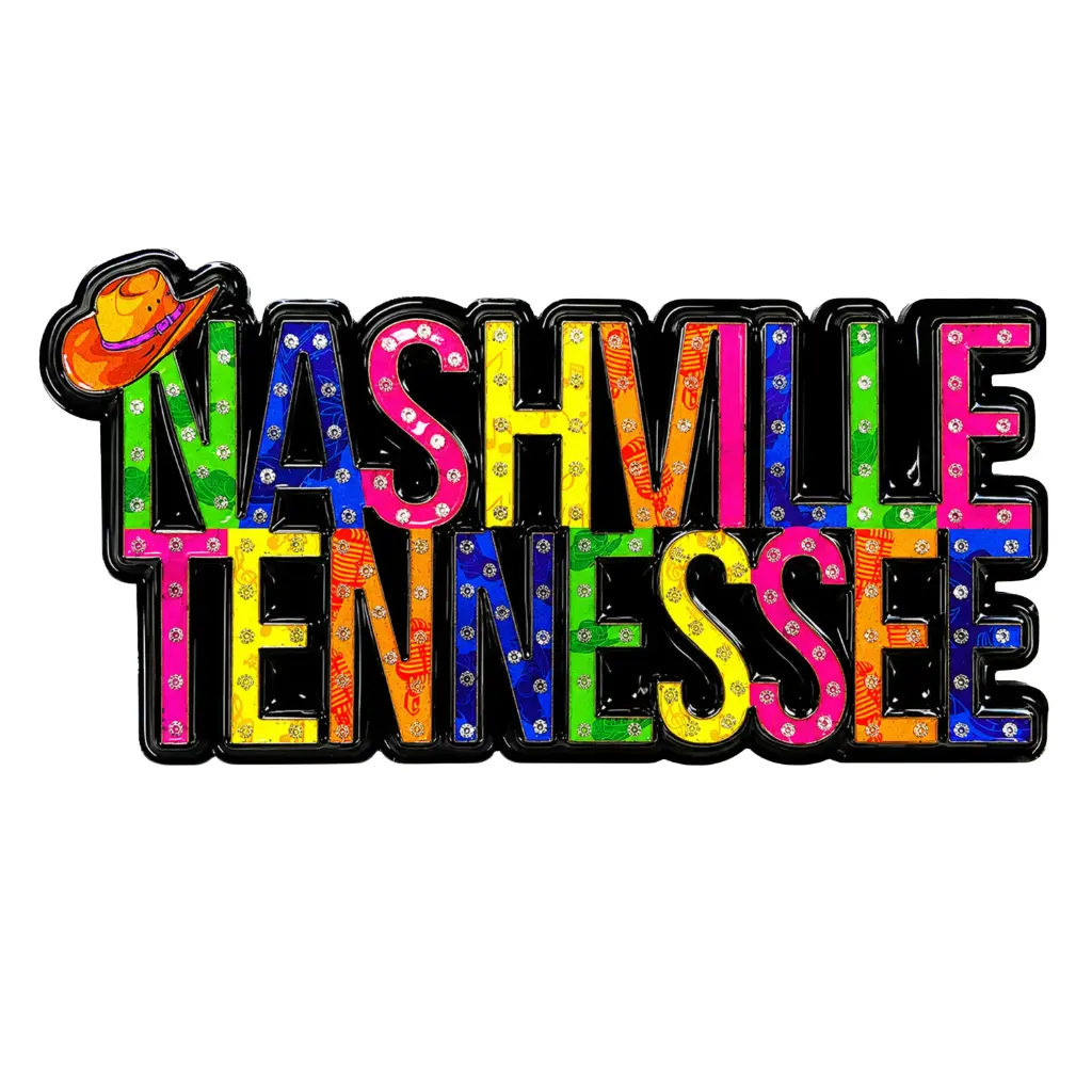[N7204] Nashville Magnet - Nash Tenn Big Letters
