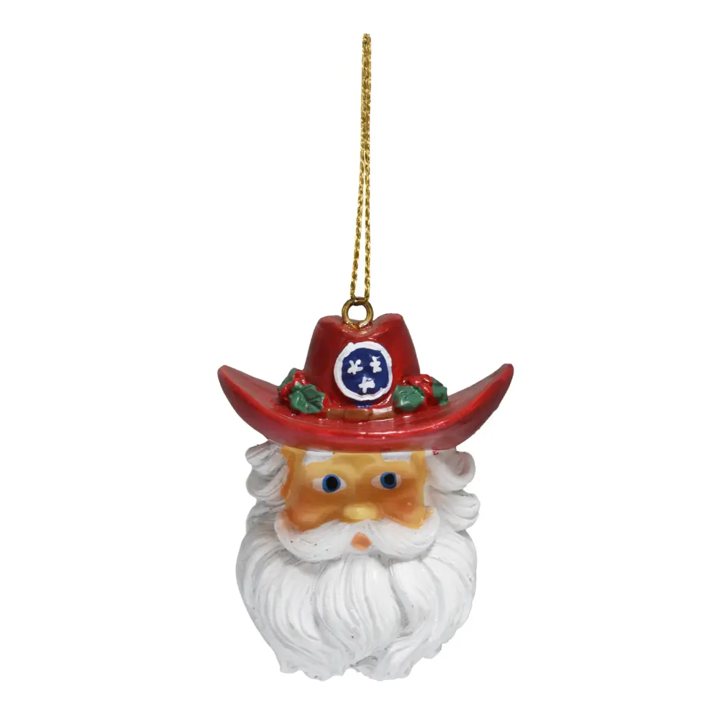 [T7183] Tennessee Ornament - Cowboy Santa